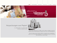 Tablet Screenshot of hoffmann-verpackungen.de